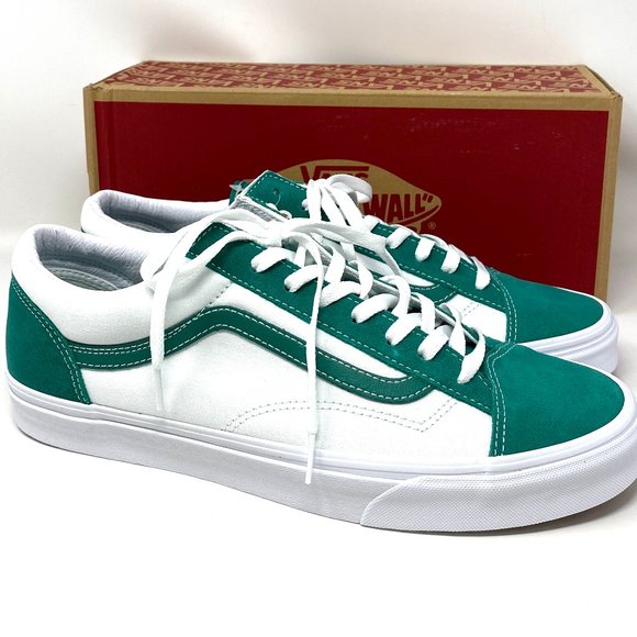 Vans Other - VANS Skate Low Sneaker Men VN0A54F69YE STYLE 36 Classic Sport Green White Canvas